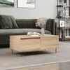 Image de vidaXL Table basse Chêne sonoma 90x50x365 cm Bois dingénierie 830807