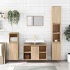Image de vidaXL Armoire salle de bain chêne sonoma 80x33x60cm bois dingénierie 831623