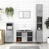 Image de vidaXL Armoire salle de bain gris béton 80x33x60cm bois dingénierie 831624