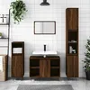 Image de vidaXL Armoire salle de bain chêne marron 80x33x60cm bois dingénierie 831635