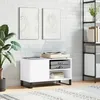 Image de vidaXL Armoire à disques blanc 85x38x48 cm bois dingénierie 831708