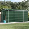Image de vidaXL Abri de jardin vert 191x385x198 cm acier galvanisé 3188234