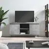 Image de vidaXL Meuble TV gris béton 104x35x50 cm bois dingénierie 827016
