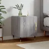 Image de vidaXL Table de chevet sonoma gris 40x40x50 cm bois dingénierie 827528