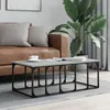 Image de vidaXL Table basse sonoma gris 100x50x355 cm bois dingénierie 833381