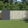 Image de vidaXL Niche pour chien avec cour anthracite 214x661x181 cm cage pour chien abri pour chien maison pour animaux cages 3189121