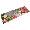 Image de vidaXL Tapis de cuisine lavable impression légumes 60x180 cm velours 136538