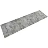 Image de vidaXL Tapis de cuisine lavable impression béton 45x150 cm velours 136570