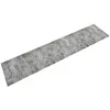 Image de vidaXL Tapis de cuisine lavable impression béton 60x300 cm velours 136572