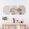 Image de vidaXL Miroir Mural avec Eclairage LED Miroir de Maquillage Miroir Cosmétique Décoration Chambre à Coucher Salon Salle de