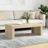 Image de vidaXL Table basse chêne sonoma 102x50x36 cm bois dingénierie 823369