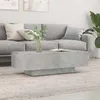 Image de vidaXL Table basse gris béton 100x495x31 cm bois dingénierie 833891