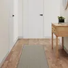 Image de vidaXL Tapis de couloir aspect sisal platina 50x250 cm tapis dentrée tapis de porte tapis de couloir lavable moquette 355767
