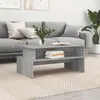 Image de vidaXL Table basse sonoma gris 90x55x425 cm bois dingénierie 834284
