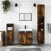 Image de vidaXL Ensemble de meubles de salle de bain 3 pcs Chêne fumé 3190226