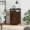 Image de vidaXL Table de chevet chêne marron 40x42x60 cm bois dingénierie 825871