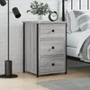 Image de vidaXL Table de chevet sonoma gris 40x36x60 cm bois dingénierie 825999