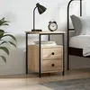 Image de vidaXL Table de chevet chêne sonoma 34x355x50 cm bois dingénierie 826015