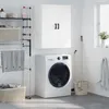 Image de vidaXL Armoire murale blanc 69 5x34x90 cm 828420