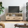 Image de vidaXL Meuble TV chêne sonoma 102x36x50 cm bois dingénierie 829047