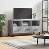 Image de vidaXL Meuble TV gris béton 102x36x50 cm bois dingénierie 829064