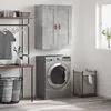 Image de vidaXL Armoire murale gris béton 695x34x90 cm bois dingénierie 830360
