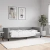 Image de vidaXL Lit de repos sans matelas gris clair 90x200 cm tissu 353983