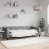 Image de vidaXL Lit de repos sans matelas gris clair 80x200 cm tissu 354156