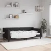 Image de vidaXL Lit de repos noir 90x190 cm tissu 354173