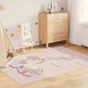 Image de vidaXL Tapis enfants rose 160x230 cm licorne lavable 136622