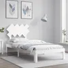 Image de vidaXL Cadre de lit sans matelas blanc 90x200 cm bois de pin massif 3193712