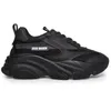 Image de Baskets femme Steve Madden Doubletake -R - noir - 38 - Semelle épaisse - Tissu/synthétique