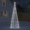 Image de vidaXL Sapin de Noël à LED avec pointes 570 LED blanc froid 300 cm 358105