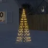 Image de vidaXL Sapin de Noël à LED 200 LED blanc 180 cm 358108