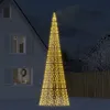 Image de vidaXL Sapin de Noël à LED 1534 LED blanc 500 cm 358116