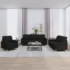 Image de vidaXL Ensemble de Canapés avec Coussins 3 pcs Canapés avec Accoudoirs et Dossier Ensemble de Meubles Mobilier de Salon 3201246