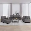 Image de vidaXL Ensemble de Canapés avec Coussins 4 pcs Canapés avec Accoudoirs et Dossier Ensemble de Meubles avec Repose-pied 3201355