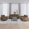 Image de vidaXL Ensemble de Canapés avec Coussins 3 pcs Canapés avec Accoudoirs Ensemble de Meubles Mobilier de Salon Moderne 3201539