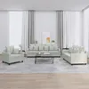 Image de vidaXL Ensemble de Canapés avec Coussins 3 pcs Canapés avec Accoudoirs et Dossier Ensemble de Meubles Mobilier de Salon 3201680