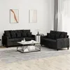 Image de vidaXL Ensemble de Canapés avec Coussins 2 pcs Canapés avec Accoudoirs et Dossier Ensemble de Meubles Mobilier de Salon 3201705
