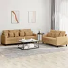 Image de vidaXL Ensemble de Canapés avec Coussins 2 pcs Canapés avec Accoudoirs et Dossier Ensemble de Meubles Mobilier de Salon 3201727