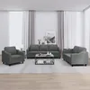 Image de vidaXL Ensemble de Canapés avec Coussins 3 pcs Canapés avec Accoudoirs et Dossier Ensemble de Meubles Mobilier de Salon 3201771