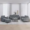 Image de vidaXL Ensemble de Canapés avec Coussins 4 pcs Canapés avec Accoudoirs et Dossier Ensemble de Meubles avec Repose-pied 3201965