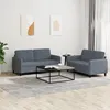 Image de vidaXL Ensemble de Canapés 2 pcs Canapés avec Accoudoirs et Dossier Ensemble de Meubles avec Coussins Mobilier de Salon 3201975