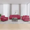 Image de vidaXL Ensemble de Canapés avec Coussins 3 pcs Canapés avec Accoudoirs Ensemble de Meubles Mobilier de Salon Moderne 3202194