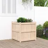 Image de vidaXL Jardinière dextérieur 70x70x70 cm bois de pin massif 837434