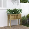 Image de vidaXL Jardinière avec pieds 70x31x70 cm bois de pin imprégné 837562