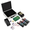 Image de vidaXL Jeu de Jetons de Poker 300 pcs Ensemble de Jetons de Poker avec Cartes Coffret de Poker avec Jetons Set de Poker 80410