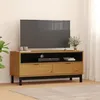 Image de vidaXL Meuble TV FLAM 110x40x50 cm bois massif de pin 357819