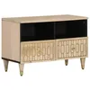 Image de vidaXL Meuble TV 70x33x46 cm Bois massif de manguier support tv armoire média armoire hifi unité tv meuble multimédia 358249